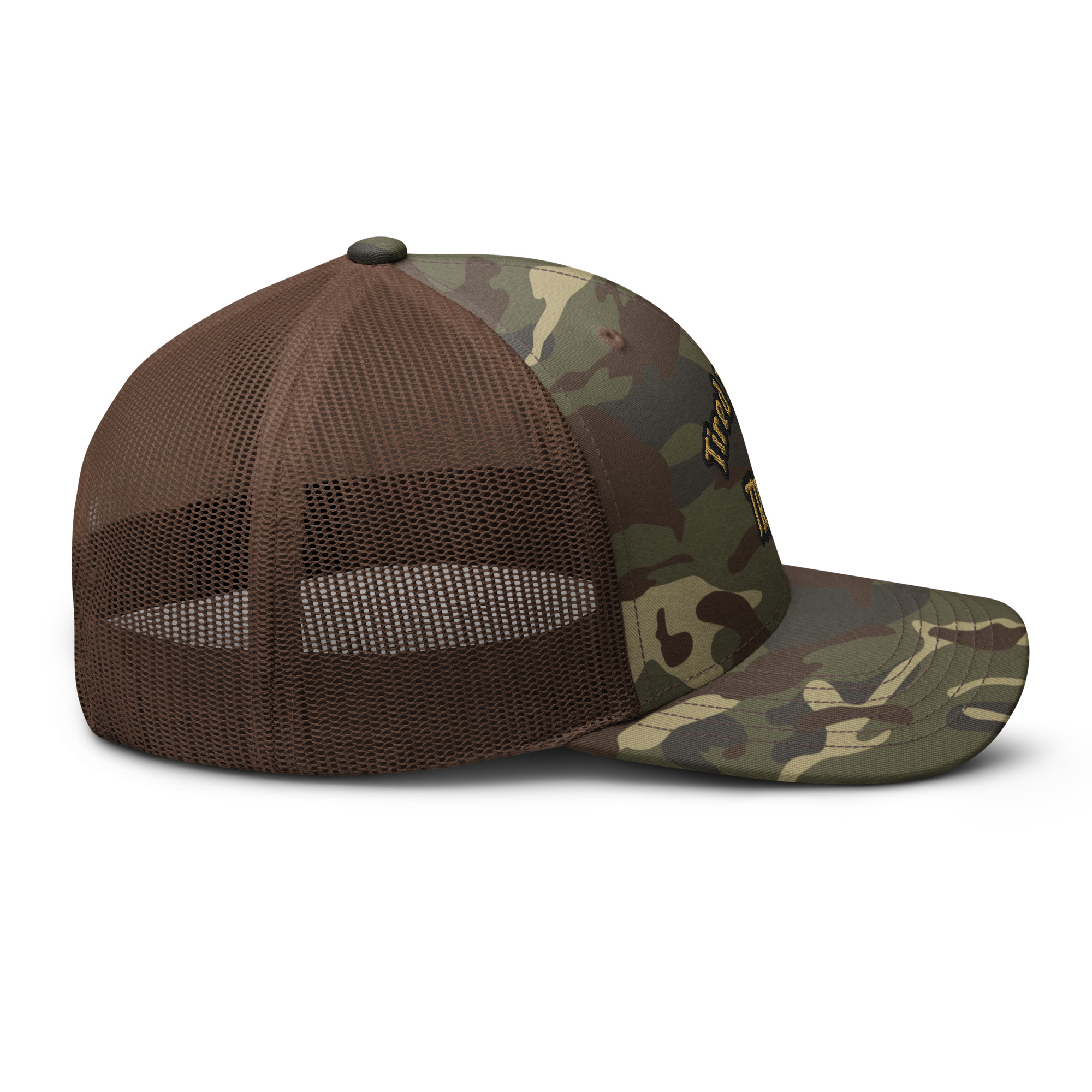 T^3 Gold Status Camouflage Trucker Hat - Image 11