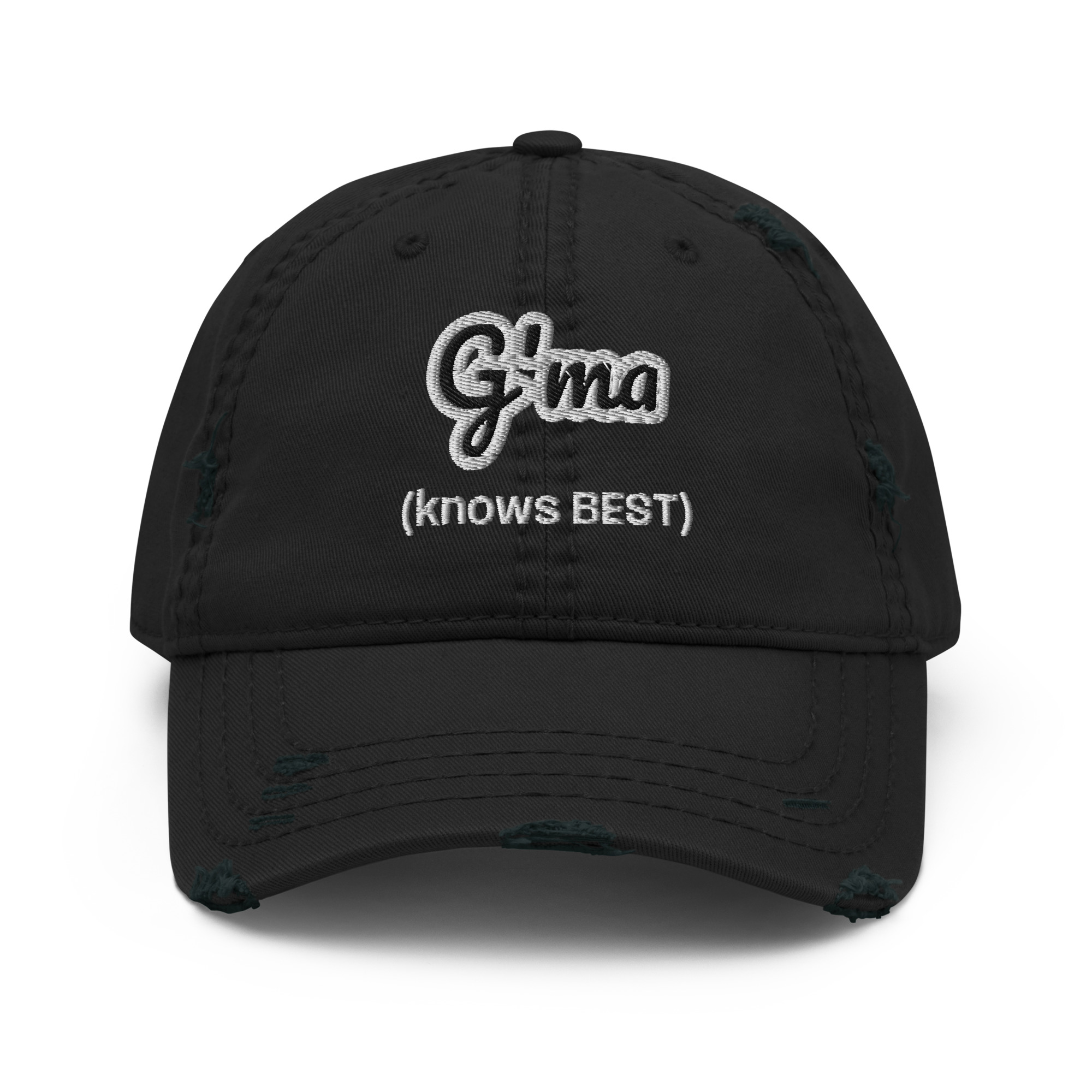 G'ma (knows BEST) Distressed Hat