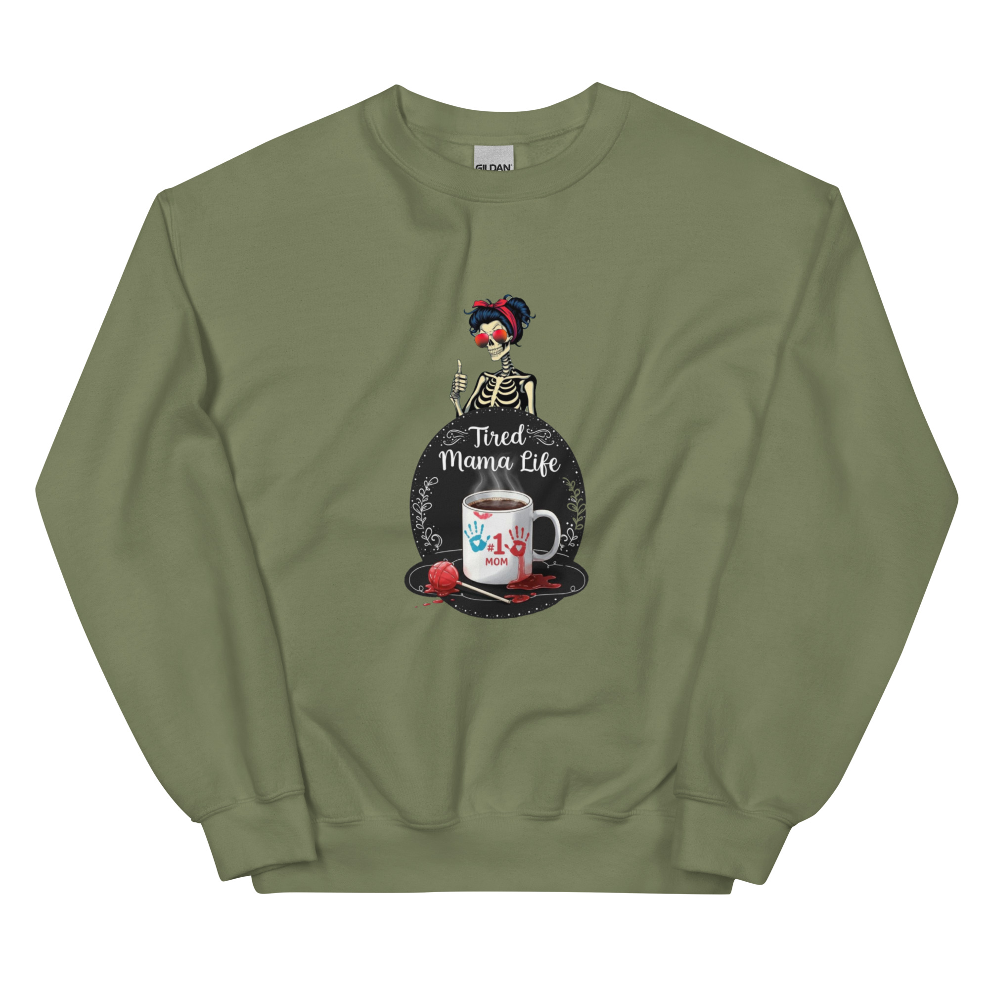Tired Mama OG LOGO Unisex Sweatshirt - Image 2