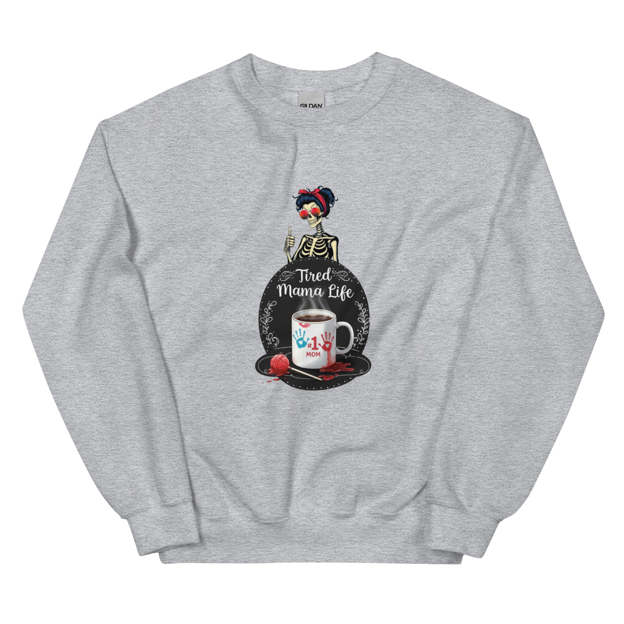 Tired Mama OG LOGO Unisex Sweatshirt - Image 6