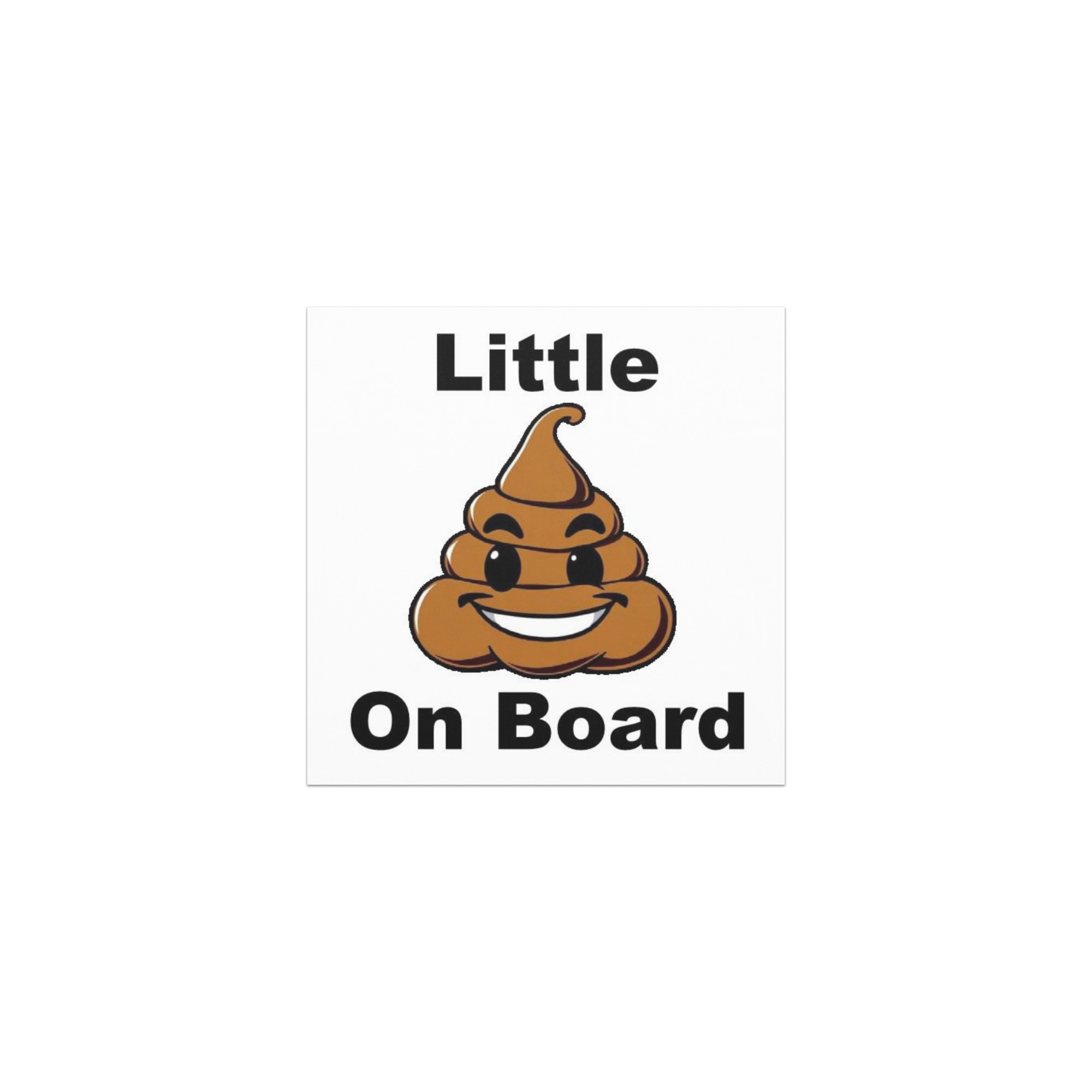 Car Magnet: Little 💩 On Board