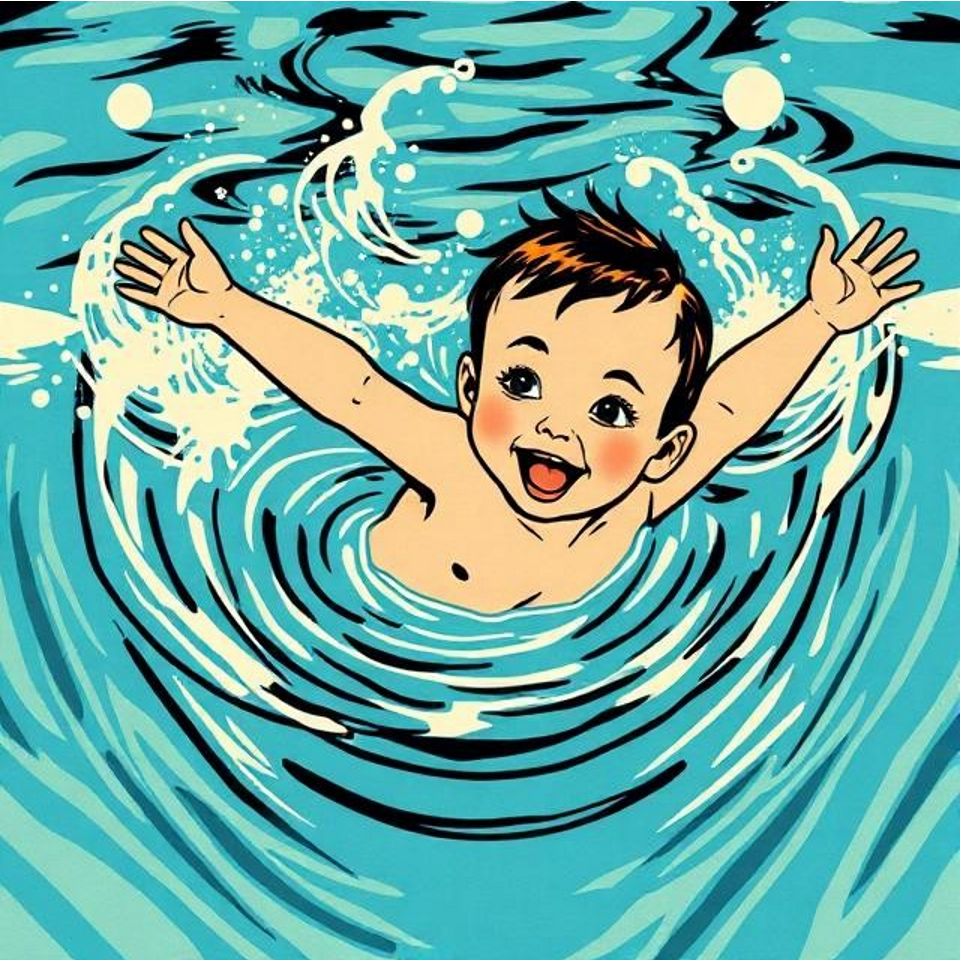 Babies First Swim Lesson