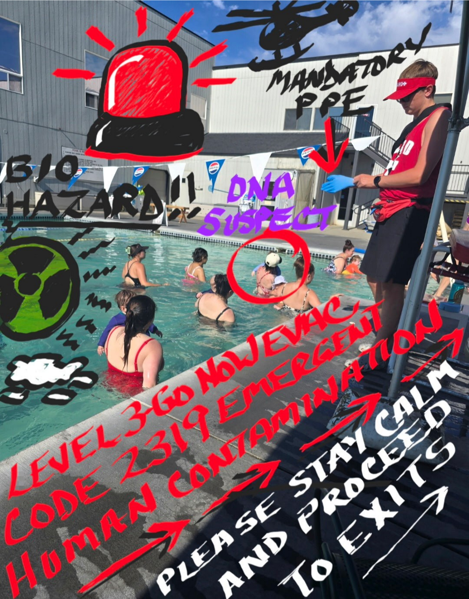 🚨RED ALERT🚨 23-19 at Swim Lessons!!!