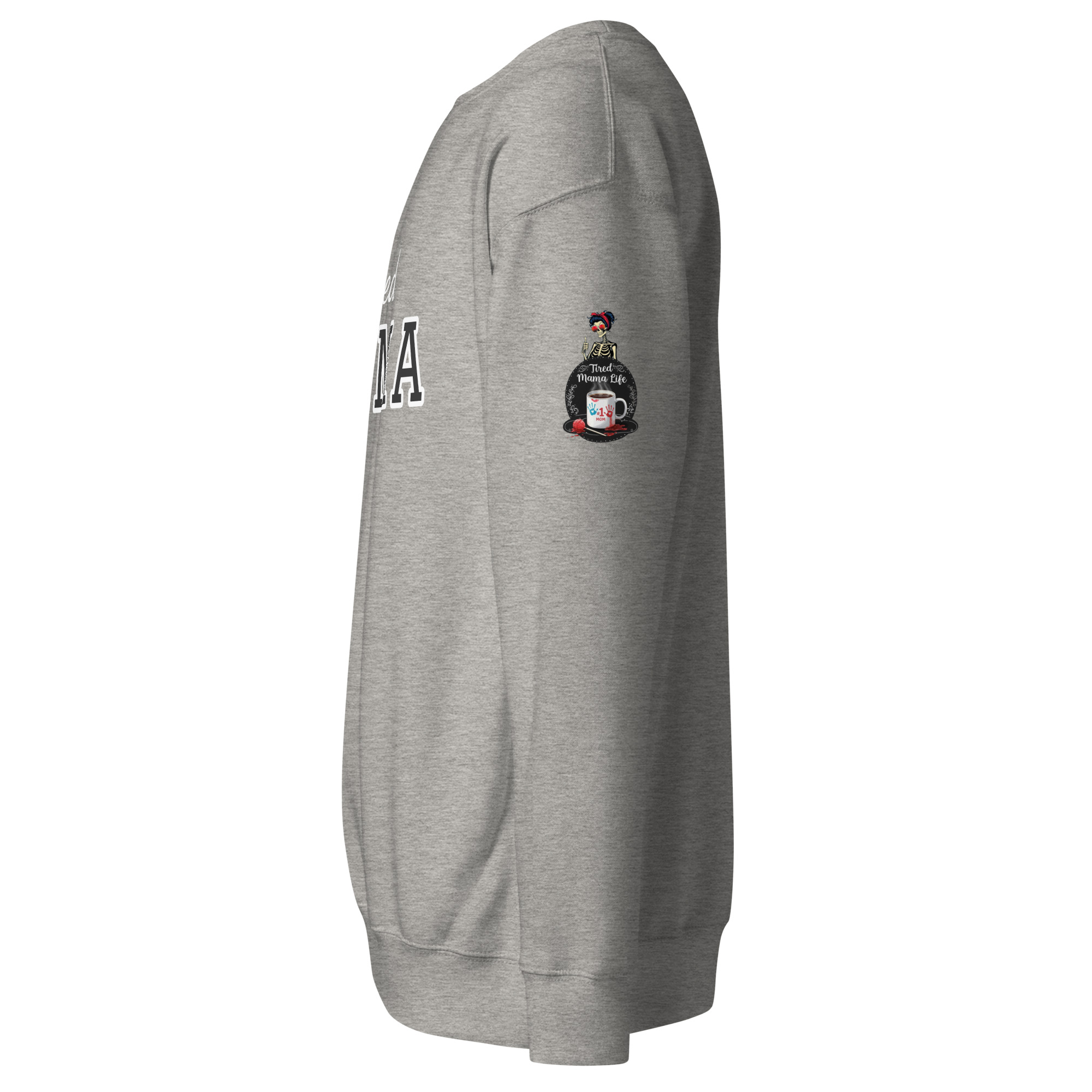 Tired Mama Light Edition Unisex Premium Sweatshirt - Image 6