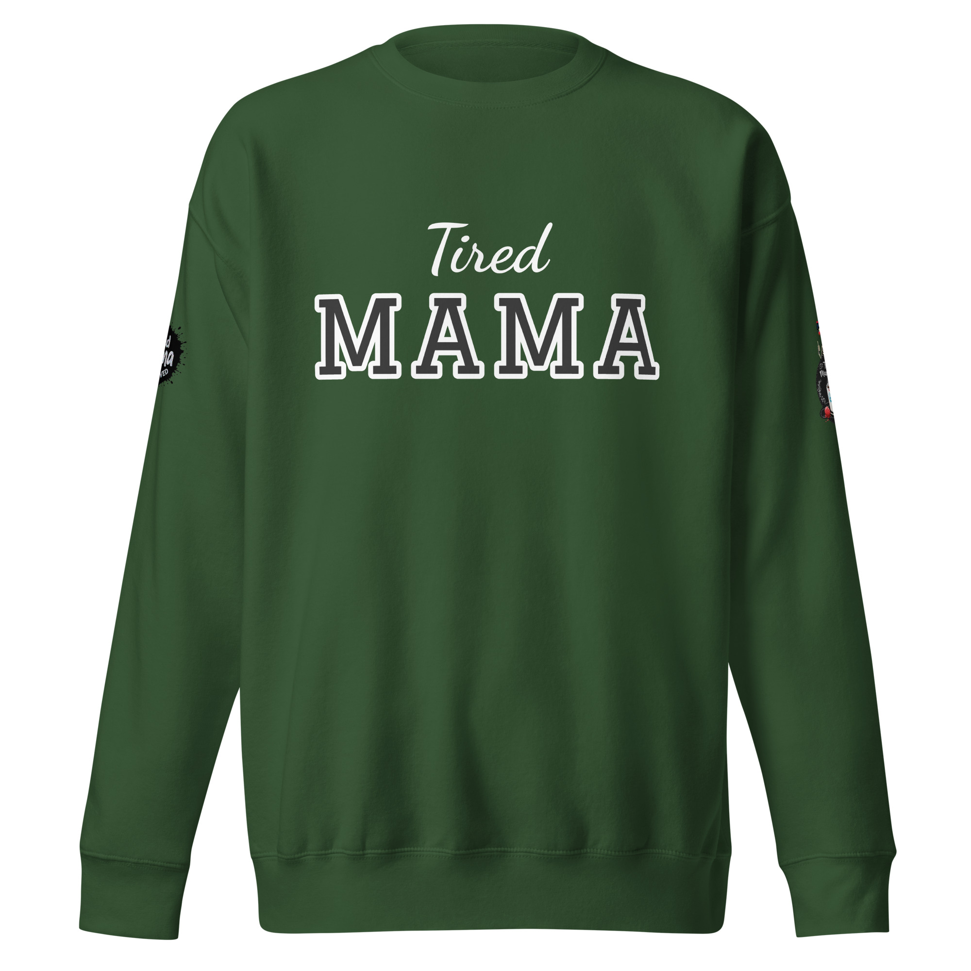 Tired Mama Light Edition Unisex Premium Sweatshirt - Image 16