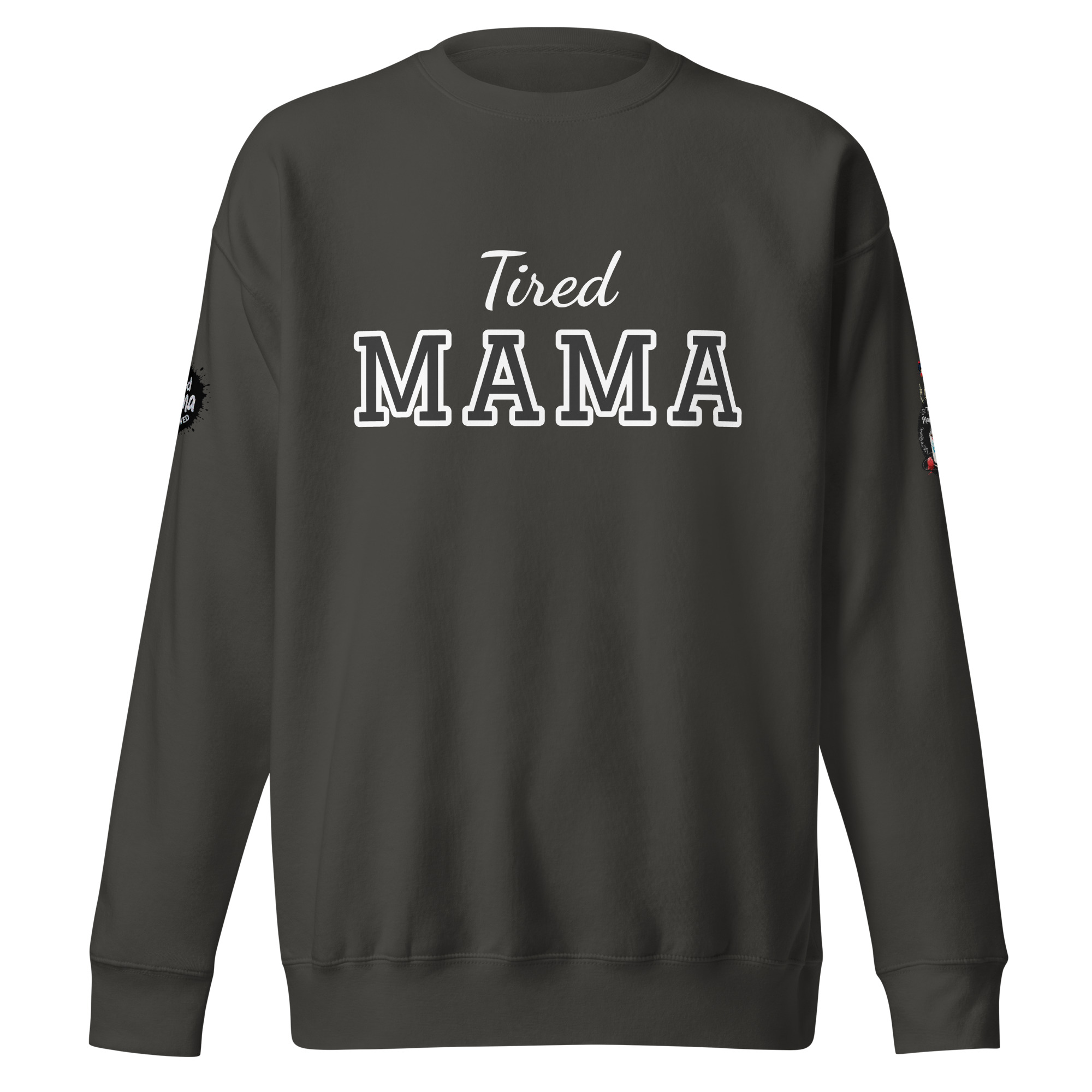 Tired Mama Light Edition Unisex Premium Sweatshirt - Image 15